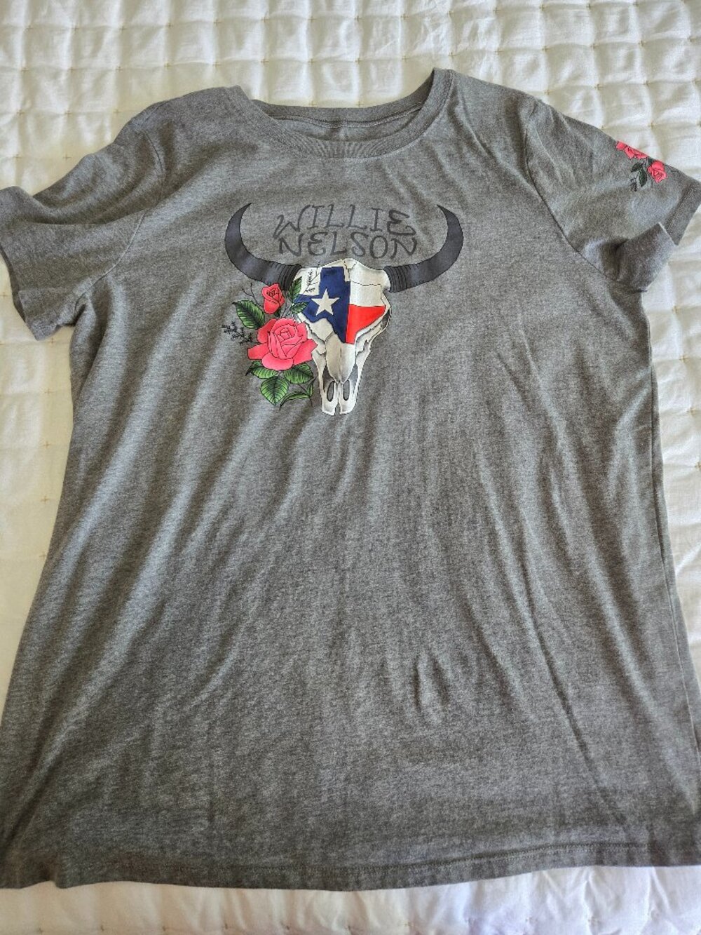 Zion Rootswear Willie Nelson Texas Bull Skull T-Shirt